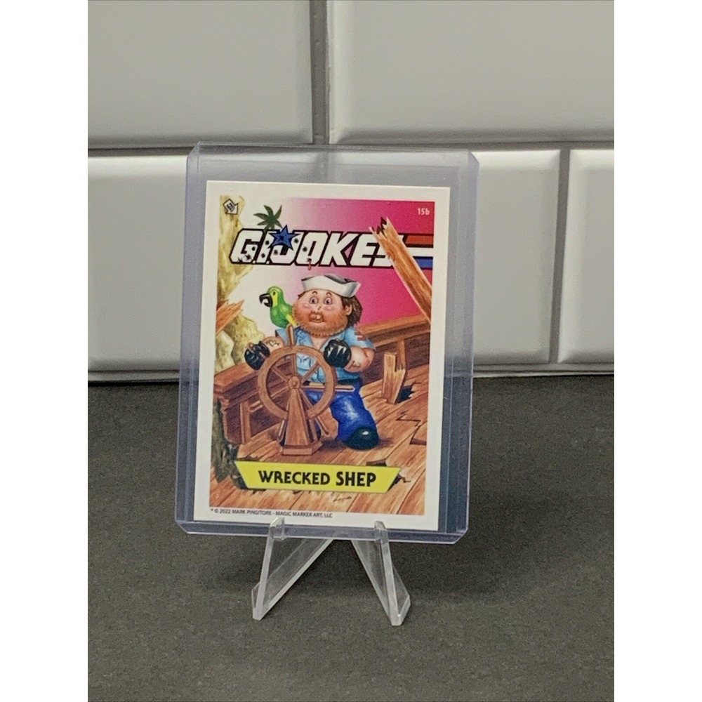 GPK Garbage Pail Kids GI Jokes 15b Wrecked Shep